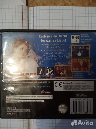 Картридж Nintendo DS Зачарованная (Enchanted)
