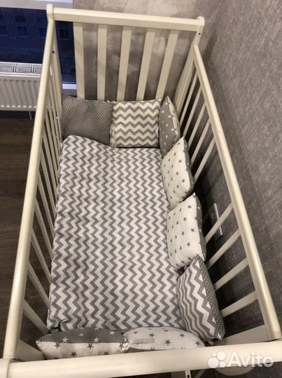 Кроватка Кубаночка+матрас Plitex