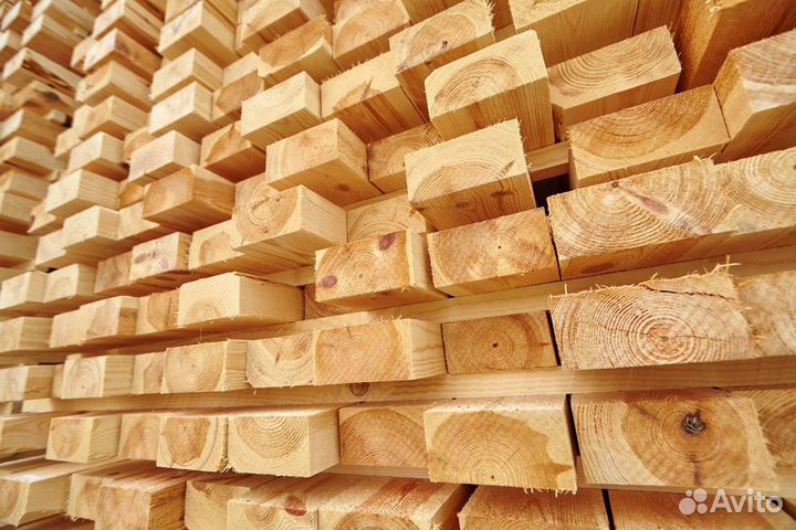 Брус сухой / Пиломатериалы / доставка но