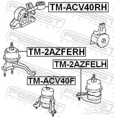 Подушка двигателя правая (гидравлическая) TM2AZ