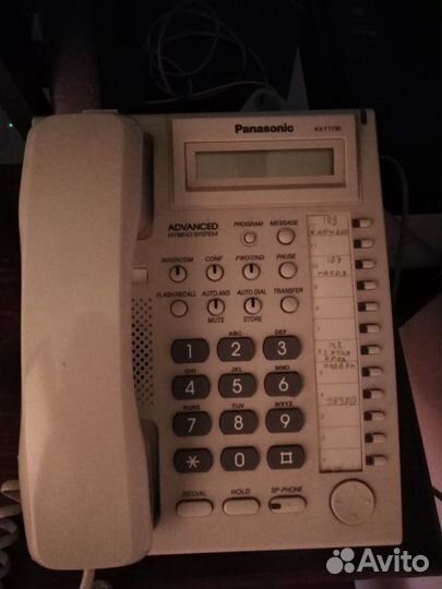 Мини атс Panasonic KX-TA616 с телефонами