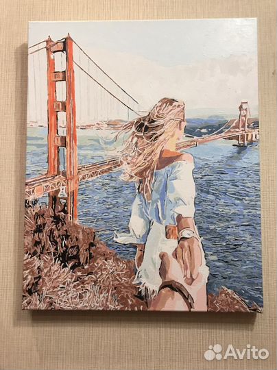 Готовая картина по номерам на холсте