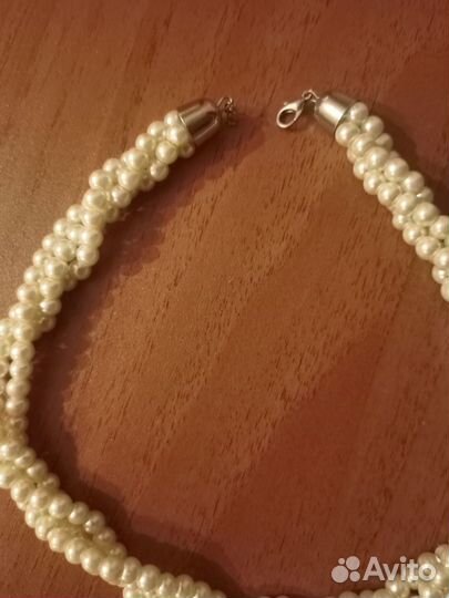 Чокер из натурального жемчуга