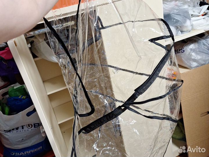 Дождевик силиконовый универсальный на прогулку