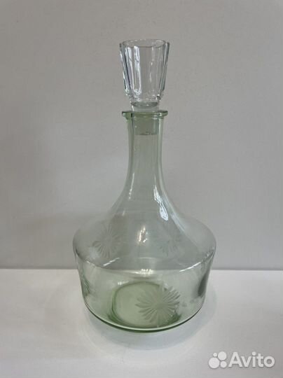 Штофы и графины СССР, хрусталь-стекло