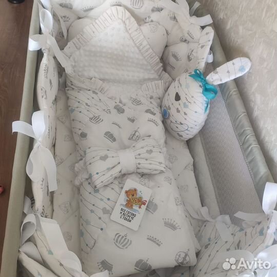 Бортики в детскую кроватку