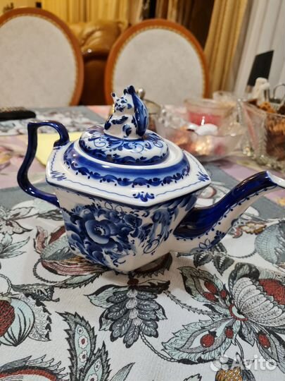Гжель. Чайник заварочный 