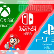 Ремонт nintendo switch, xbox360, ps3, ps vita