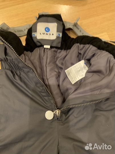 Комплект Luhta(куртка, полукомб) +шапка, (116)