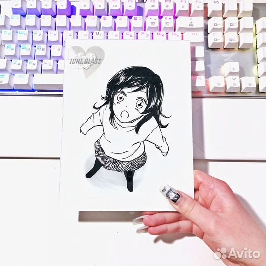 Аниме на стекле, Нанами, очень приятно бог