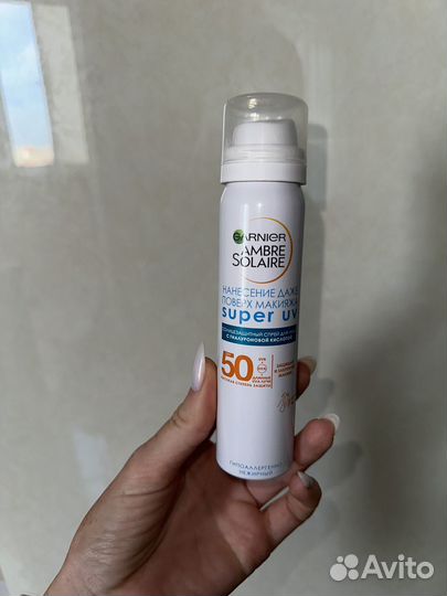 Солнцезащитный спрей. Spf50. новый.Запечатанный