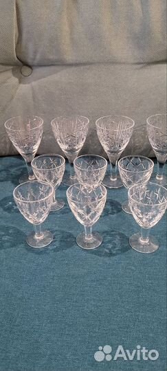 Хрустальные рюмки на ножке СССР
