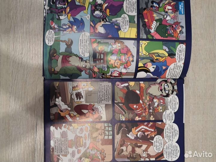 Комикс про ёжика соника