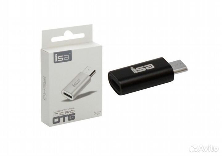 Переходник с Micro USB на Lightning Isa P-07
