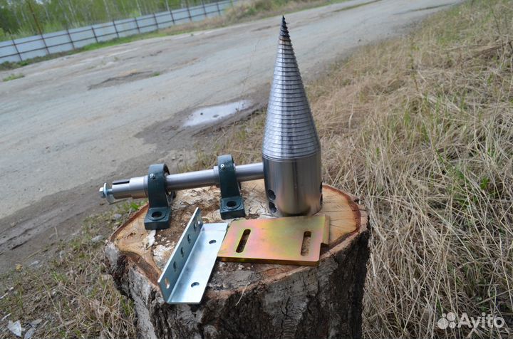 Винтовой дровокол 75 мм миникомплект под шкив