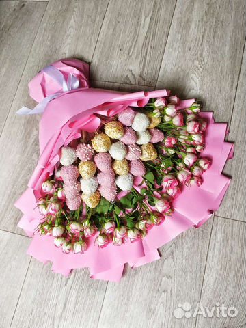 Клубника в шоколаде подарок букет день матери