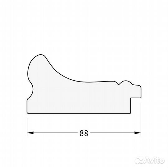 Зеркало Evoform Exclusive 56х46 BY 1367 с фацетом