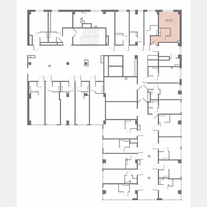 1-к. апартаменты, 22,6 м², 2/13 эт.