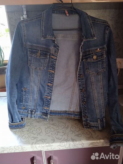 Джинсовый костюм на девочку 40 42