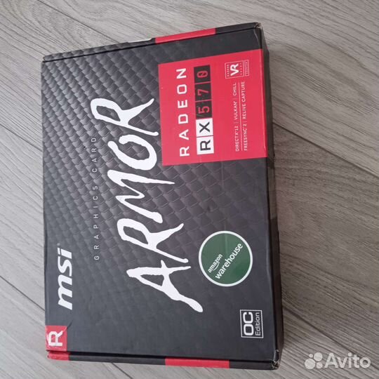 Видеокарта MSI RX570 armor 8Gb
