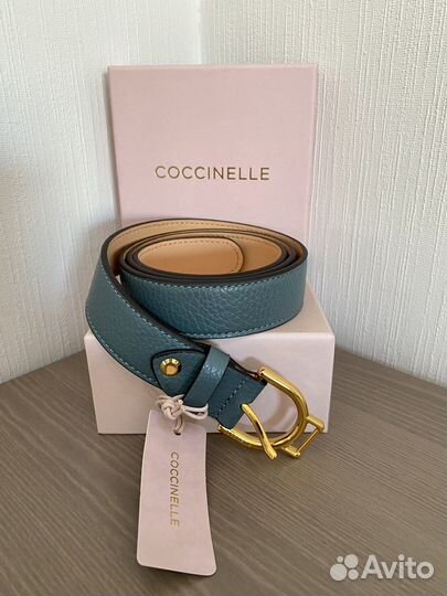 Ремень кожаный новый Coccinelli