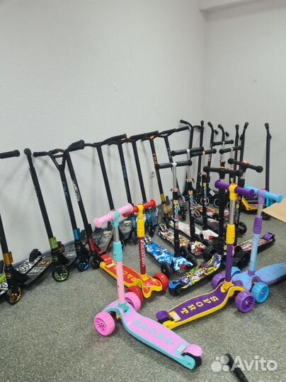 Самокаты на все возраста,трюковые,2 и 3 колесные