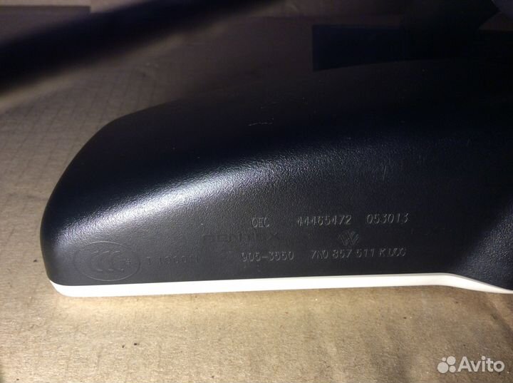 Зеркало салонное Passat CC B6 B7 7N0857511K