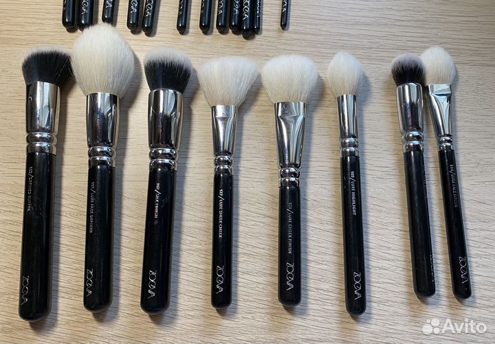 Набор кистей Zoeva оригинальные