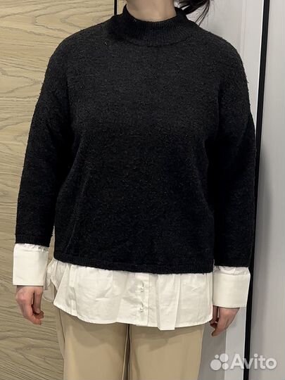 Свитер с рубашкой