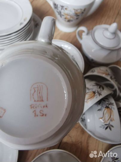 Чайный сервиз СССР Рига