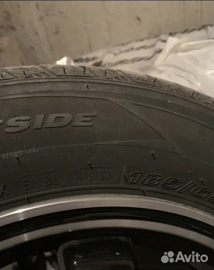 Комплект колёс черные skad + шины Nexen 15