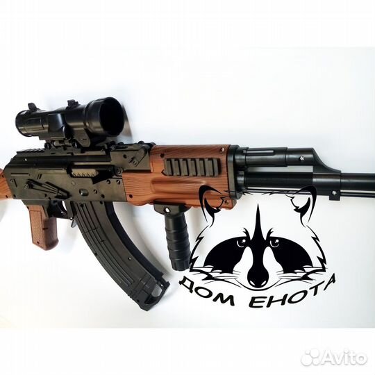 Автомат на орбизах Ак74 ак47 Ак74М orbeez