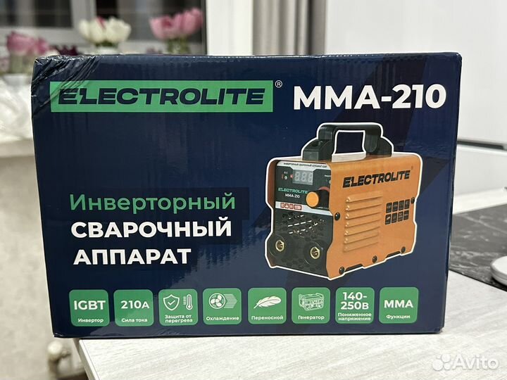 Новый сварочный аппарат electrolite MMA-210