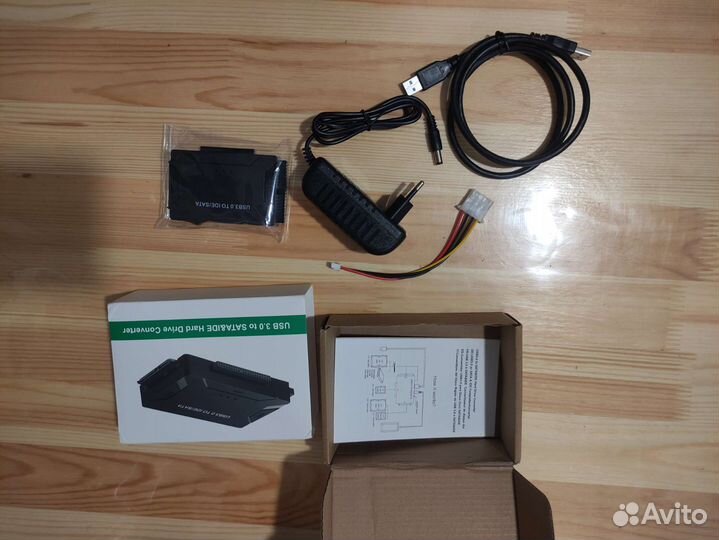 Адаптер USB3.0 для жестких дисков 2,5 3,5 HDD