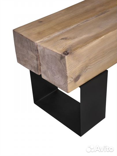 Скамейка садовая брус 150х150