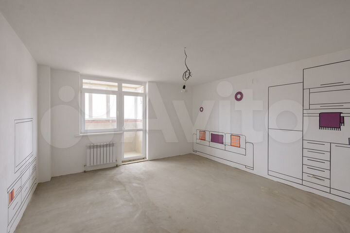 3-к. квартира, 96 м², 8/17 эт.