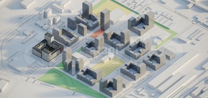 Квартира-студия, 25 м², 3/17 эт.