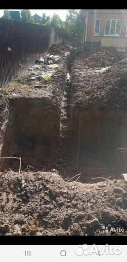 Услуги мини эксковатора