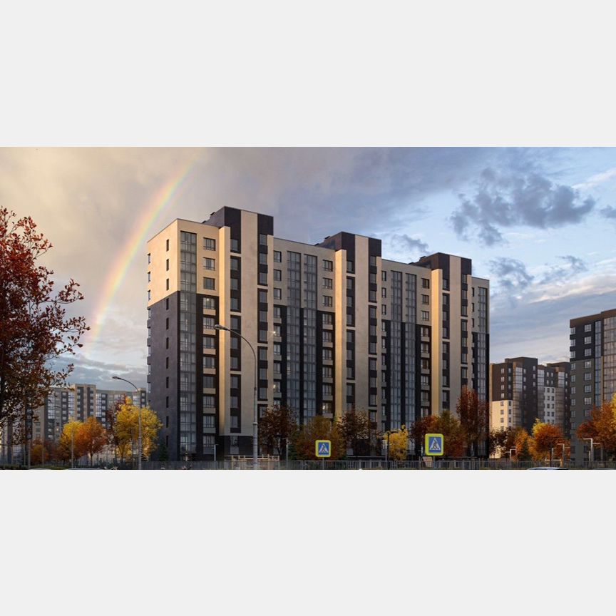 2-к. квартира, 61,8 м², 10/12 эт.