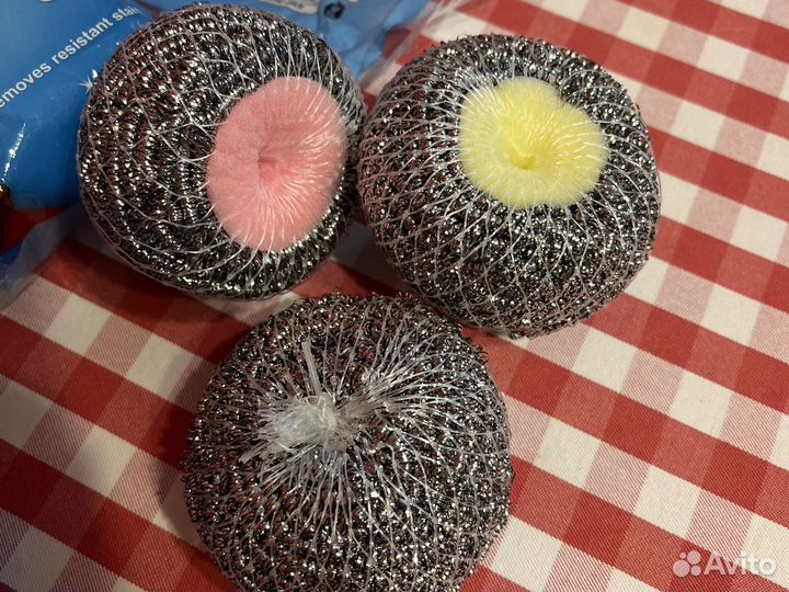 Мочалка для посуды металлическая