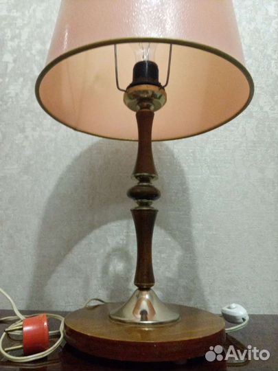 Лампа с абажуром настольная,торшер СССР