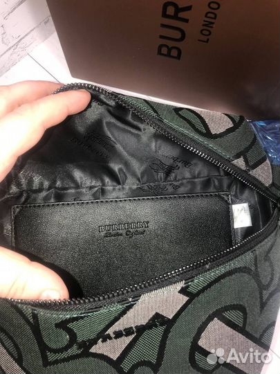 Новая мужская сумка Burberry поясная