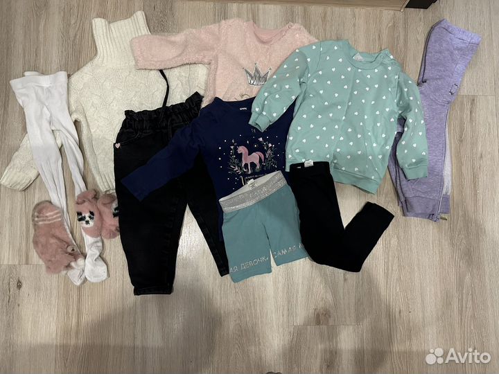 Вещи пакетом на девочку 92