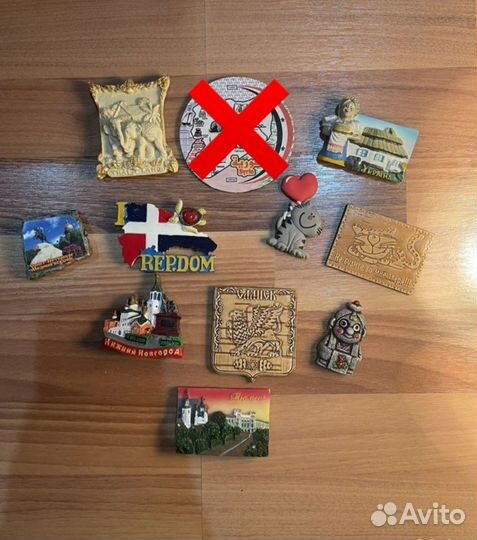 Магниты на холодильник из разных стран