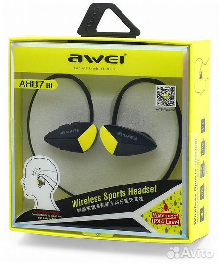 Беспроводные наушники Awei A887BL