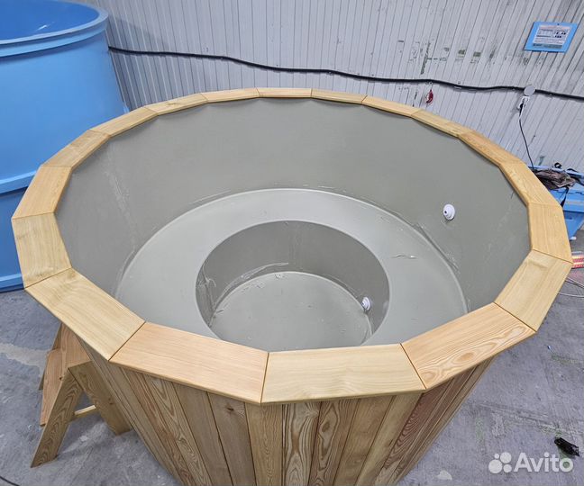 VIP купель с аэро массажем и подсветкой