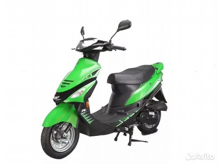 Скутер racer RC50QT-3 meteor зелёный