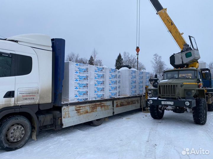 Строительные и перегородочные блоки Бонолит