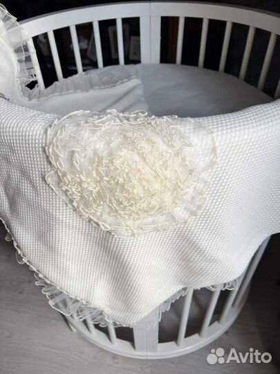 Плед детский на выписку из роддома новый