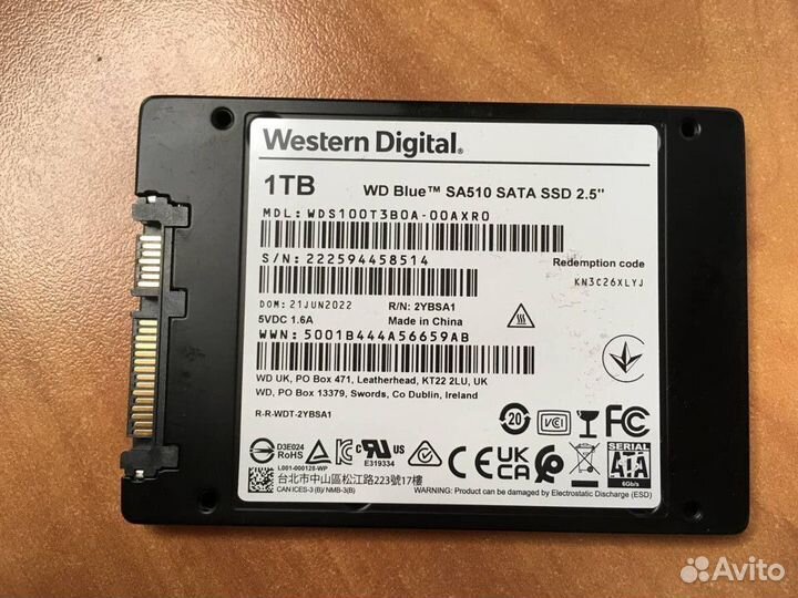 Внешние жесткие диски и SSD